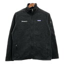 patagonia パタゴニア ベターセーター フリースジャケット アウトドア 企業ロゴ ブラック (レディース L) 中古 古着 R0918