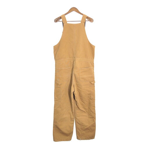 Carhartt カーハート ダック ダブルニー ビブオーバーオール ブラウン (メンズ W34 L30) 中古 古着 R0938