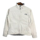 THE NORTH FACE ノースフェイス APEX ソフトシェルジャケット アウトドア ホワイト (レディース M) 中古 古着 R1094(4)