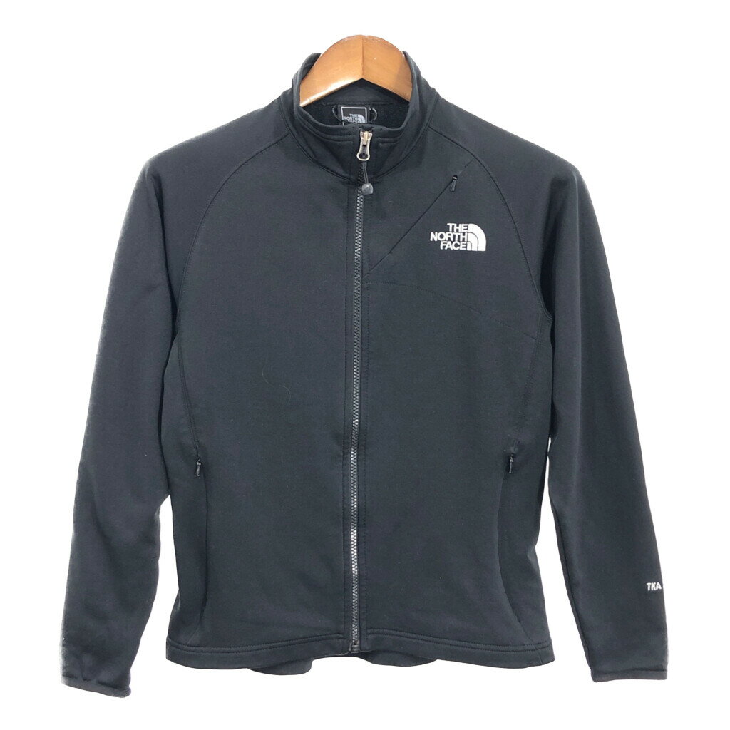 THE NORTH FACE ノースフェイス ソフトシェルジャケット アウトドア ブラック (レディース S相当) 中古 古着 R1491