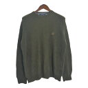 TOMMY HILFIGER トミーヒルフィガー コットンセーター カーキ (メンズ L) 中古 古着 R2250(4)