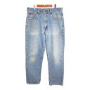 Carhartt カーハート デニムパンツ ブルー (メンズ W34 L32) 中古 古着 R2391(4)