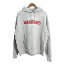 Champion チャンピオン REVERSE WEAVE リバースウィーブ パーカー ロゴ グレー (メンズ XL) 中古 古着 R3196