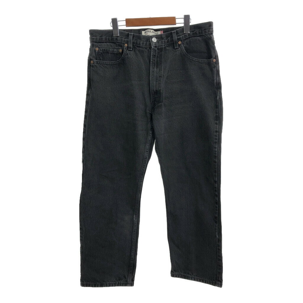 Levi's リーバイス 505 デニムパンツ ブラック (メンズ W36 L30) 中古 古着 R3260