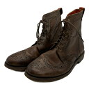 Allen Edmonds アレンエドモンズ Dalton レザー ブーツ ブラウン (メンズ 9 E) 中古 古着 KA1330