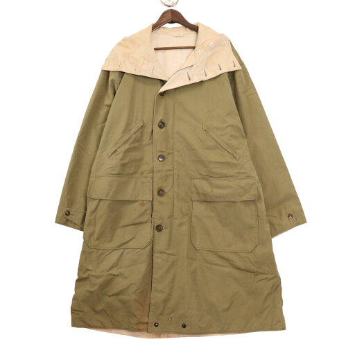 40年代 米軍実物 U.S.ARMY 山岳部隊 リバーシブルオーバーコート ミリタリー オリーブ (メンズ 42) 中古 古着 A0544 40年代 米軍実物 U.S.ARMY 山岳部隊 リバーシブルオーバーコート ミリタリー オリーブ (メンズ 42) 中古 古着 A0544