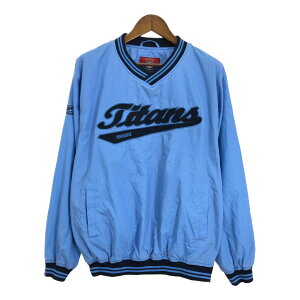 00年代 Reebok リーボック NFL テネシー・タイタンズ プルオーバージャケット プロチーム アメフト (メンズ L) 中古 古着 R3670