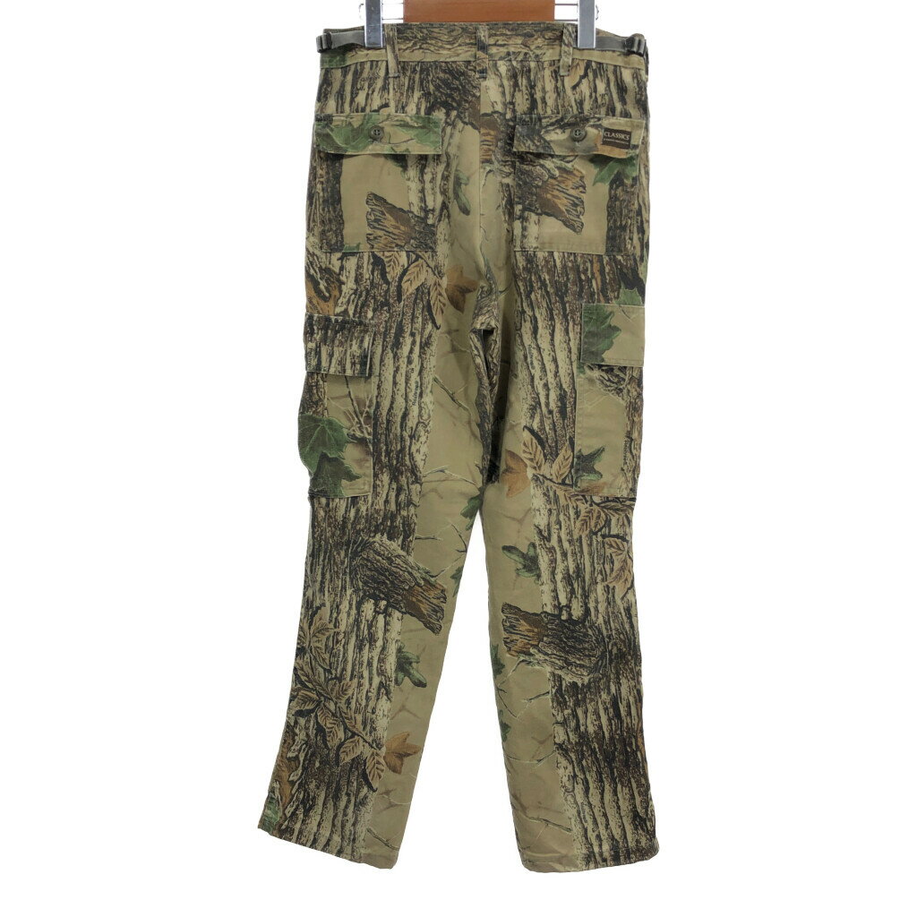 USA製 CLASSICS by RANGER カーゴパンツ リアルツリーカモ グリーン (メンズ W32相当) 中古 古着 R3861