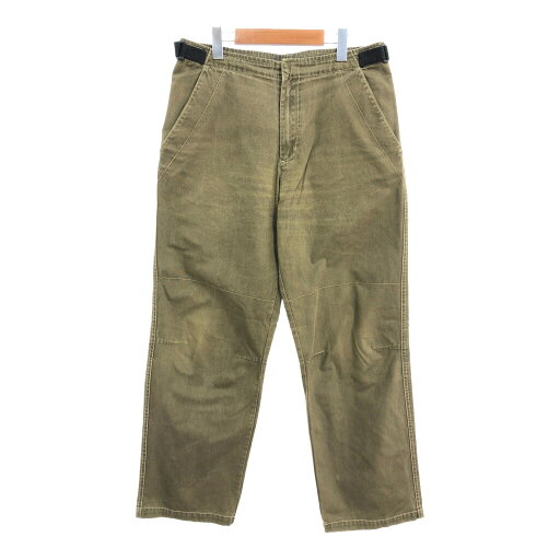 ワーク パンツ オリーブ (メンズ 33/30相当) 中古 古着 R3954 ワーク パンツ オリーブ (メンズ 33/30相当) 中古 古着 R3954