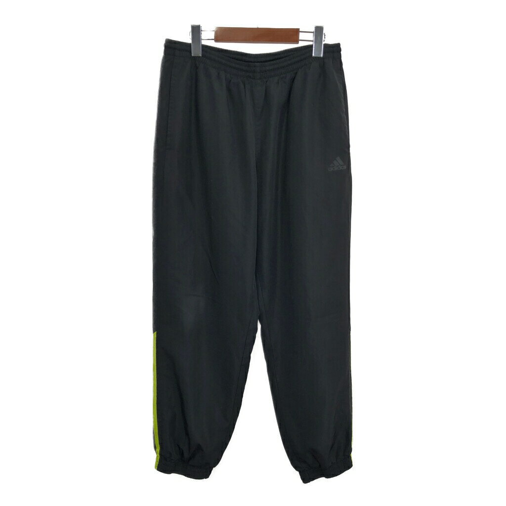 adidas アディダス トラックパンツ ブラック (メンズ L) 中古 古着 R4093