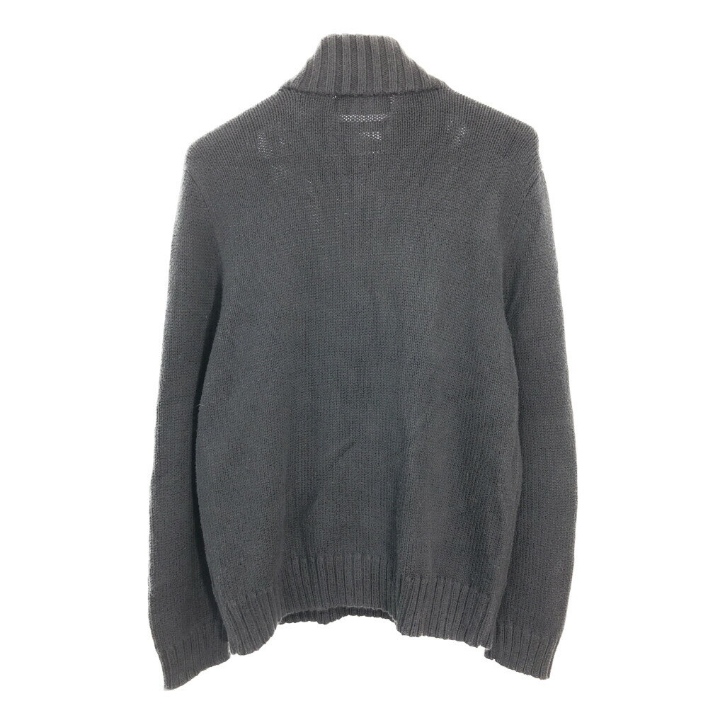 Polo by Ralph Lauren ポロ ラルフローレン ハーフジップ セーター ワンポイントロゴ ブラック (メンズ L) 中古 古着 R4109