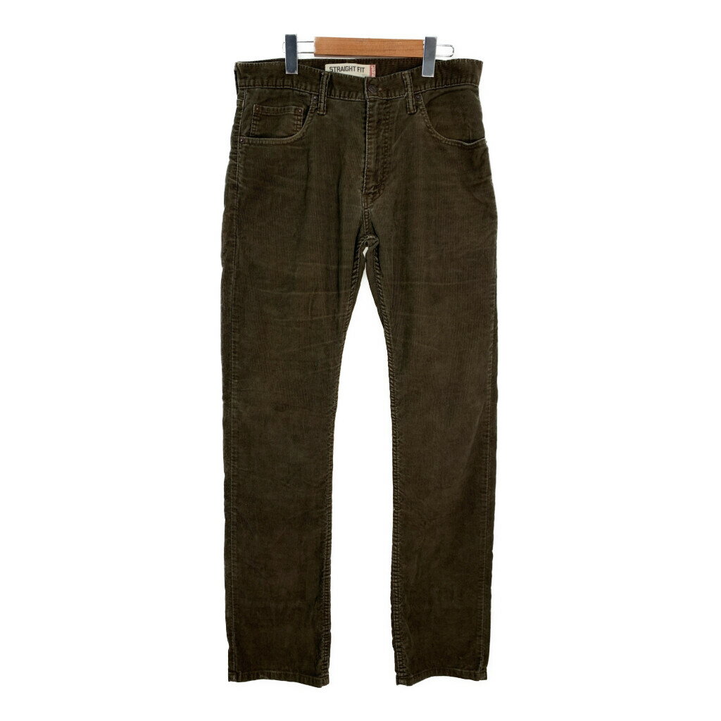 Levi's リーバイス 505 コーデュロイ パンツ ブラウン (メンズ W32 L34) 中古 古着 R4184