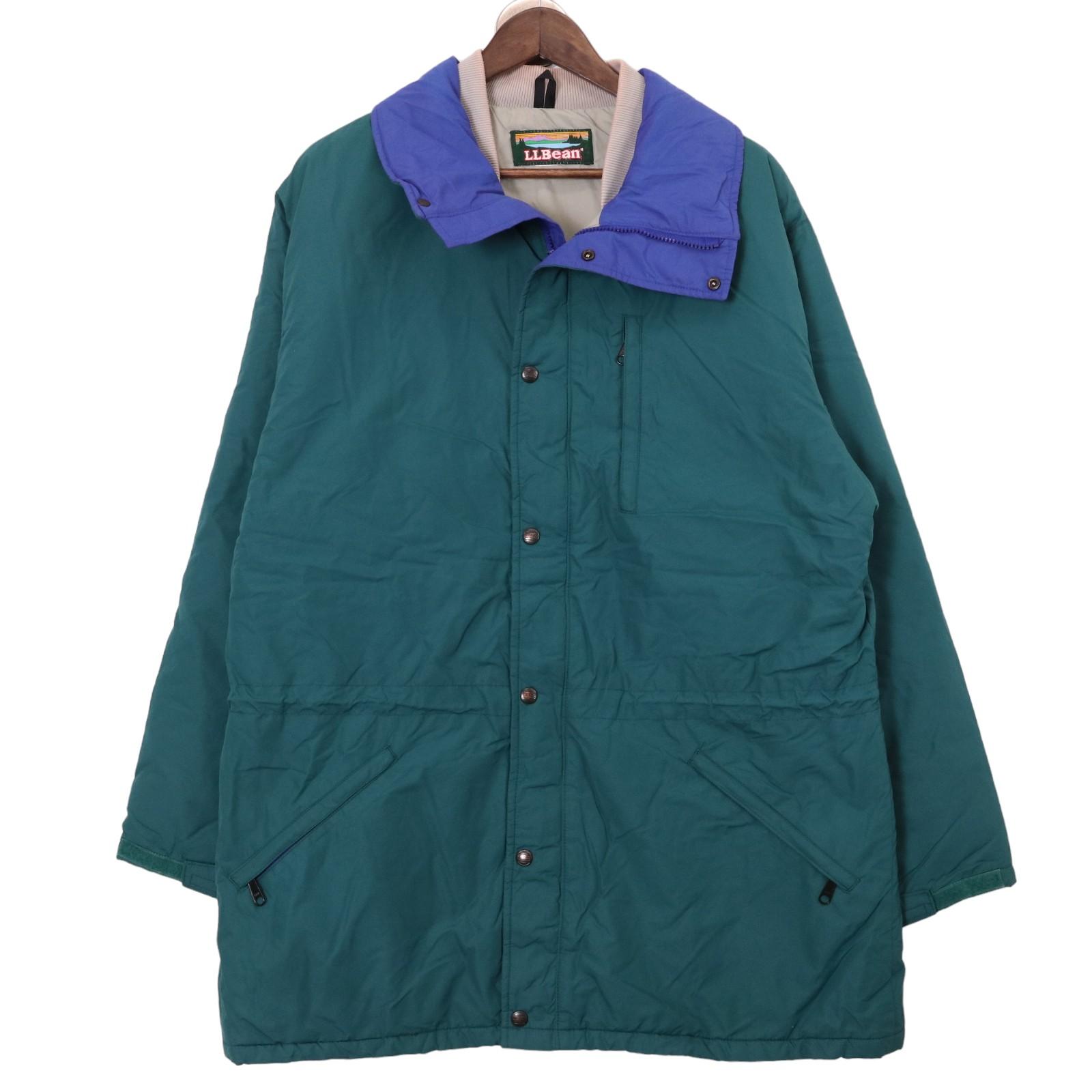 80年代 L.L.Bean エルエルビーン ペノブスコットパーカー アウトドア グリーン (メンズ L相当) 中古 古着 A0681