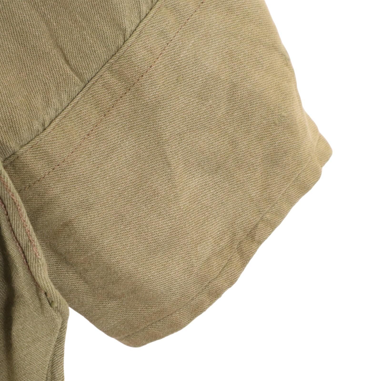 40年代 BOLDWIN Military Shirts 長袖シャツ ヴィンテージ ベージュ (メンズ M相当) 中古 古着 A0718