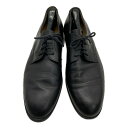 フランス軍 Argueyrolles サービスシューズ レザーシューズ ブラック (メンズ 45) 中古 古着 KA1399