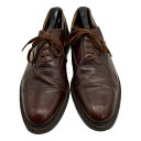 Loake ローク ストレートチップ 内羽根式 レザーシューズ ダークレッド (メンズ 10) 中古 古着 KA1408(4)