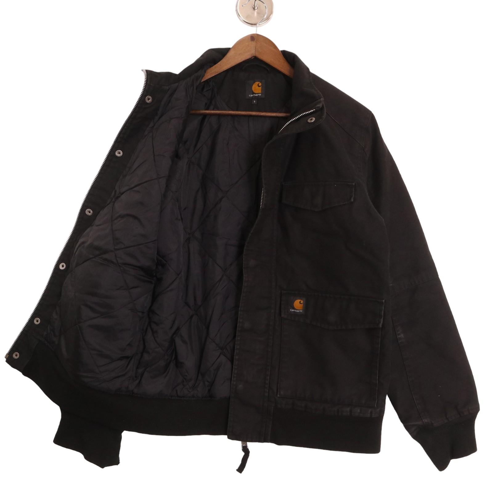 00年代 Carhartt カーハート TRUMBULL JACKET ワーク ブラック (メンズ S) 中古 古着 A0835