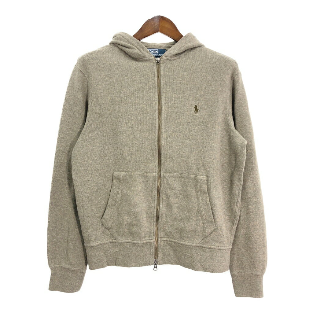 Polo by Ralph Lauren ポロ ラルフローレン スウェット パーカー グレー (メンズ M) 中古 古着 R5114(4)
