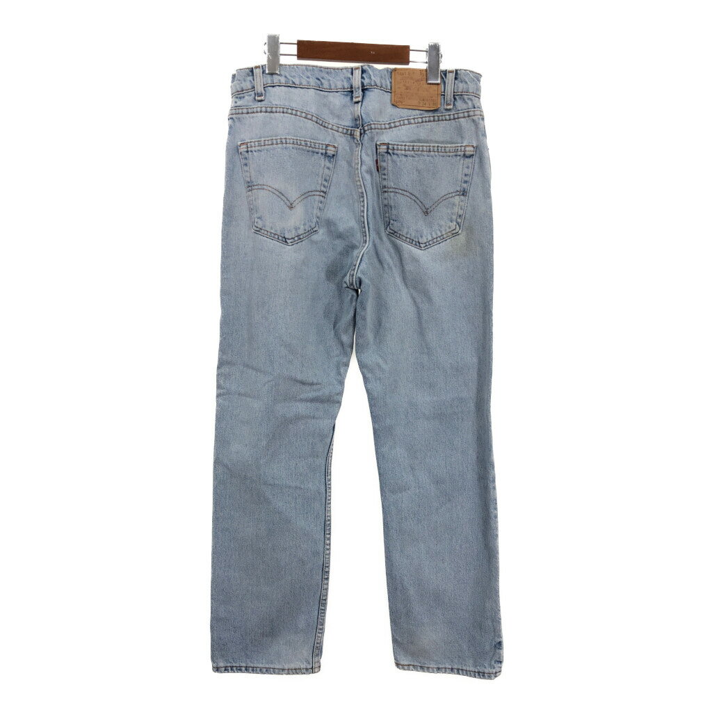 90年代 USA製 Levi's リーバイス 505 デニムパンツ ライトブルー (メンズ W34 L30) 中古 古着 R5338