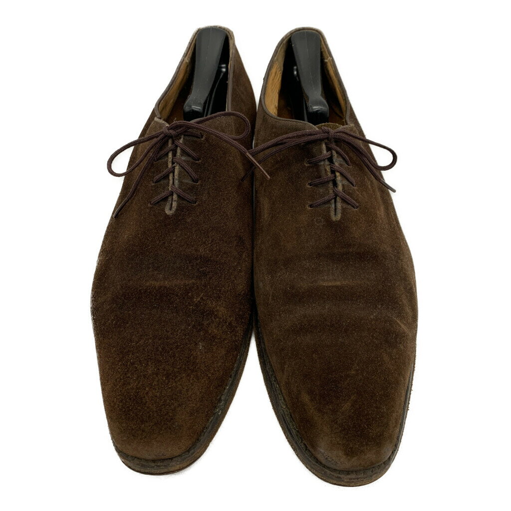 LODING SHOES ホールカット レザーシューズ スエード ダークブラウン (メンズ 9 1/2) 中古 古着 KA1439