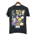 NARUTO Shippuden ナルト疾風伝 半袖Tシャツ アニメT キャラクター ブラック (メンズ S) 中古 古着 R5874