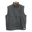 THE NORTH FACE ノースフェイス THERMO BALL サーモボール 中綿ベスト アウトドア ブラック (メンズ XL) 中古 古着 R5900