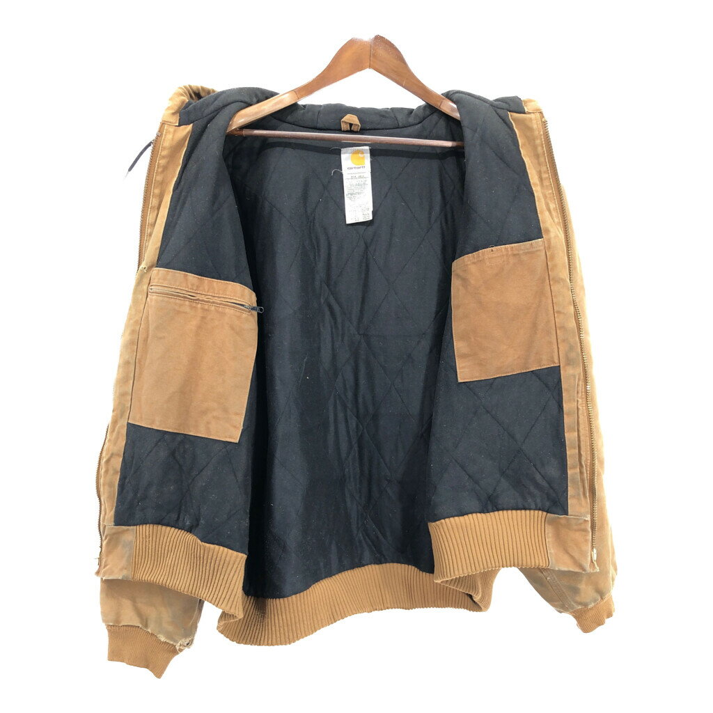Carhartt カーハート アクティブパーカージャケット ブラウン (メンズ 2XL Regular) 中古 古着 R5967