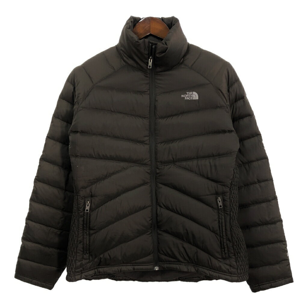 THE NORTH FACE ノースフェイス キルティング ダウンジャケット アウトドア ブラウン (レディース XL) 中古 古着 R6062