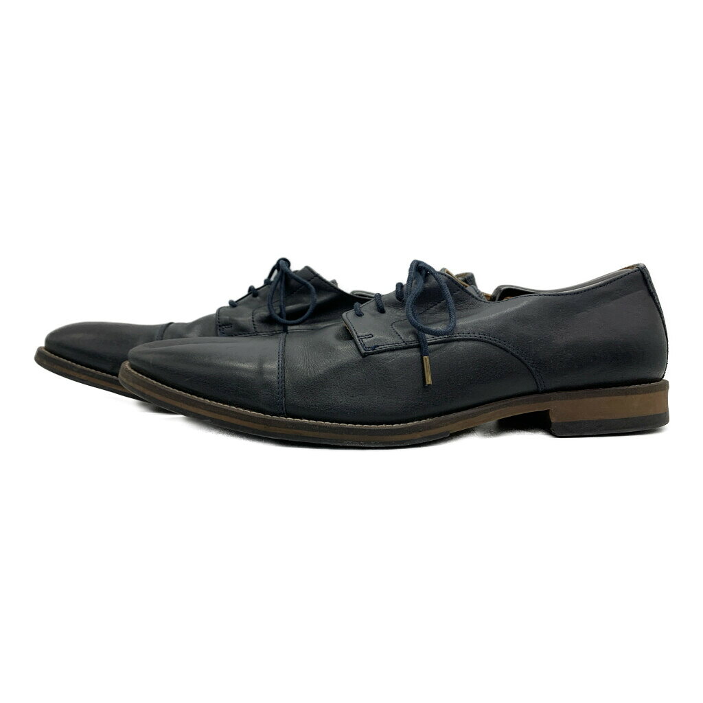 STEVE MADDEN ストレートチップ 外羽根式 レザーシューズ ネイビー (メンズ 12) 中古 古着 KA1492