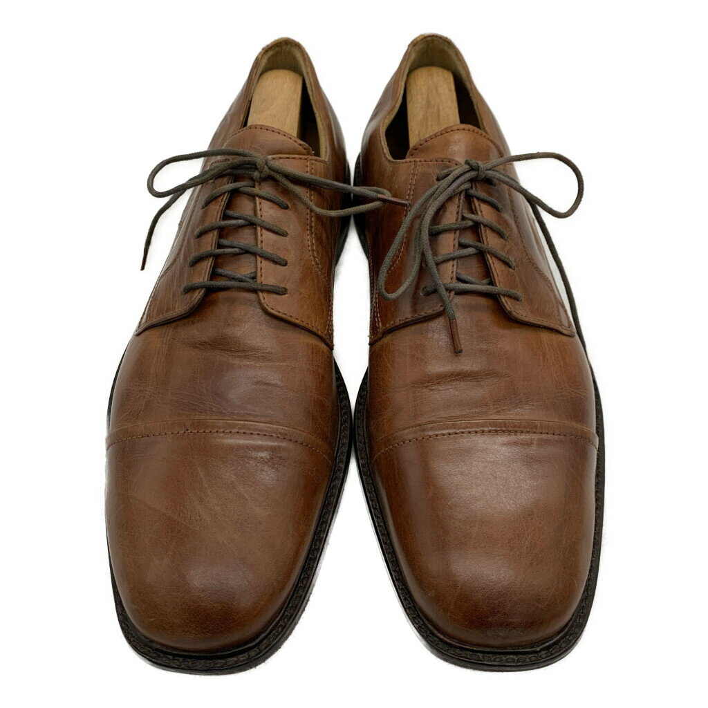 Johnston&Murphy ジョンストンアンドマーフィー ストレートチップ 外羽根式 レザーシューズ ブラウン (メンズ 9 1/2 M) 中古 古着 KA1493