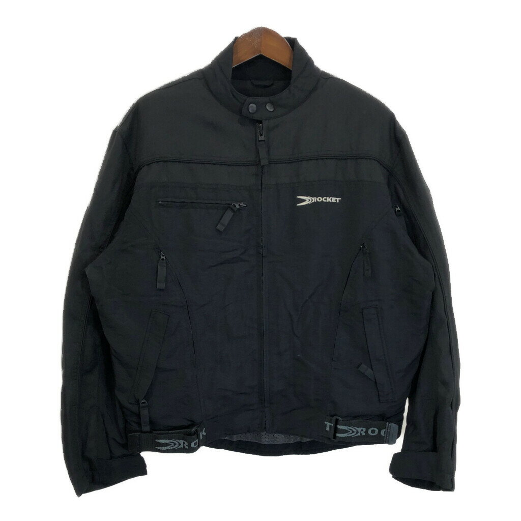 JOE ROCKET ジョーロケット ナイロン レーシングジャケット バイクウェア モーターサイクル ブラック (..