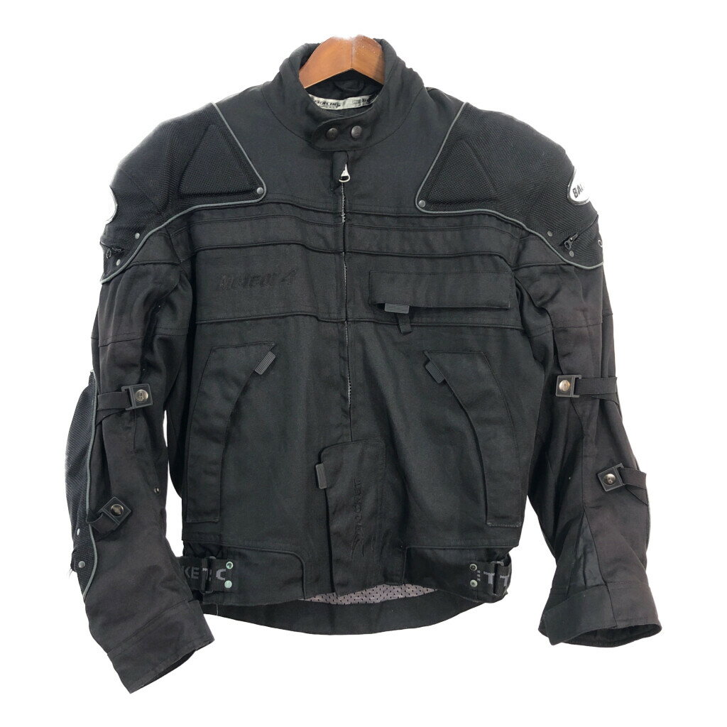 JOE ROCKET ジョーロケット レーシングジャケット モーターサイクル ブラック (メンズ M) 中古 古着 R6..