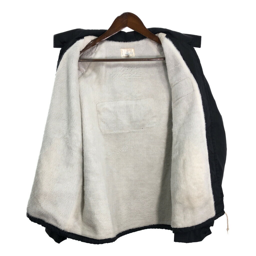 70年代 California ナイロン フリースジャケット ブラック (メンズ L) 中古 古着 R6658