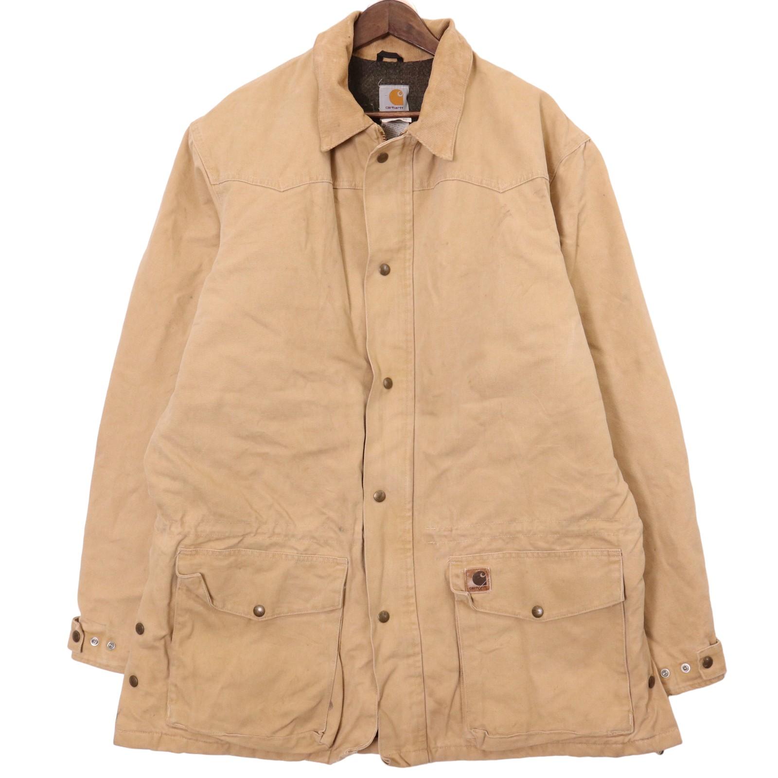 カーハート　ワークジャケット　ランチコート　カバーオール　チェック柄　メキシコ製 カーハートワークジャケットランチコートカバーオールチェック柄メキシコ製