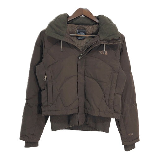 THE NORTH FACE ノースフェイス ダウンジャケット アウトドア 防寒 ワンポイントロゴ ブラウン (レディース M) 中古 古着 R6693 THE NORTH FACE ノースフェイス ダウンジャケット アウトドア 防寒 ワンポイントロゴ ブラウン (レディース M) 中古 古着 R6693