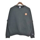 90年代 USA製 Champion チャンピオン AUTHENTIC オーセンティック スウェット ブラック (メンズ X-LARGE) 中古 古着 R6785(4)