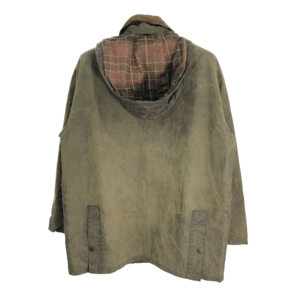 イギリス製 Mc Orvis マックオービス オイルドジャケット オリーブ (メンズ L相当) 中古 古着 R7073