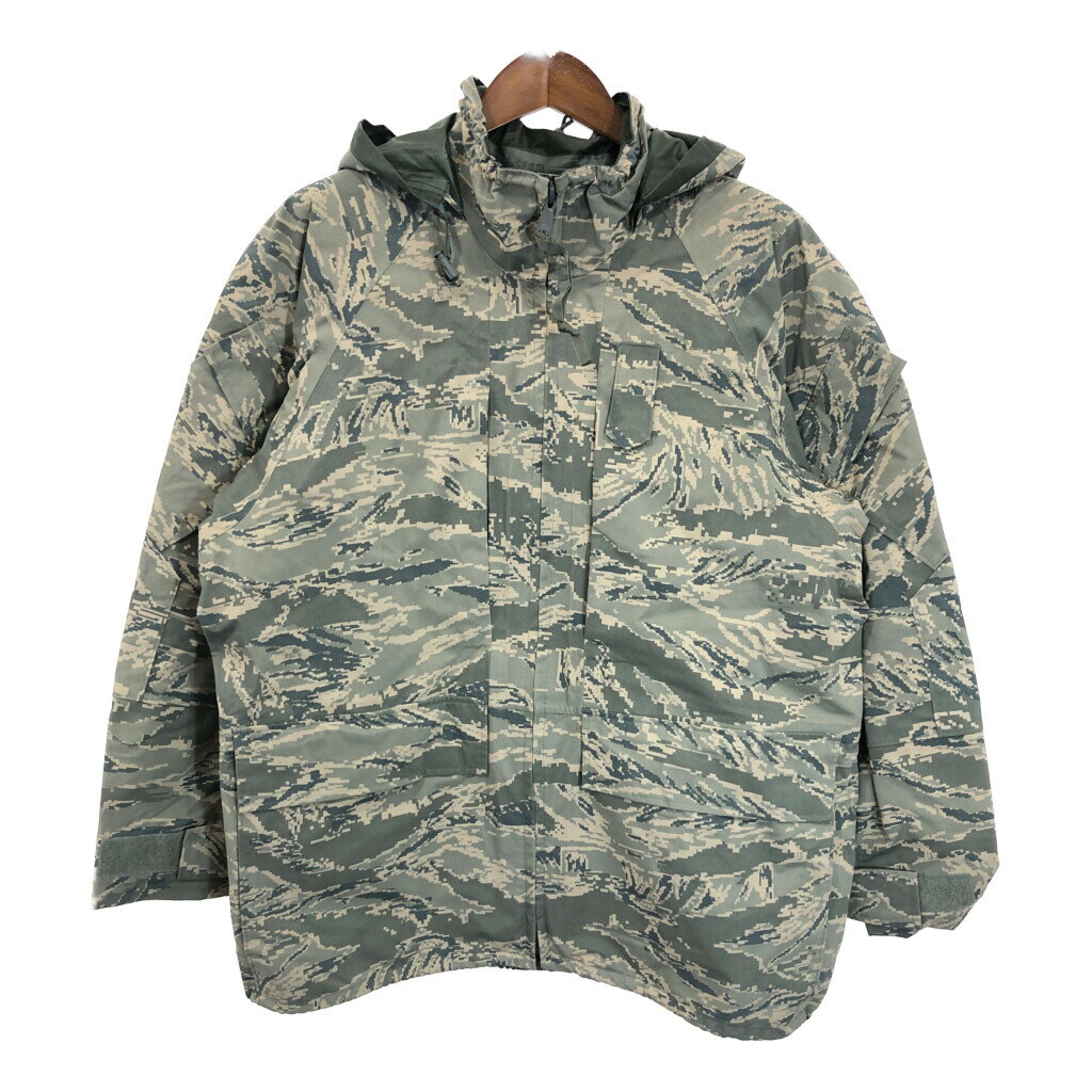 USAF APECS GORETEXパーカージャケット ミリタリー ABUカモ (メンズ LARGE REGULAR) 中古 古着 R7170