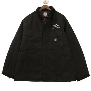 00年代 Carhartt カーハート ナイロン トラディショナルジャケット サウスウェスト航空 ワーク ブラック (メンズ XL) 中古 古着 A1031