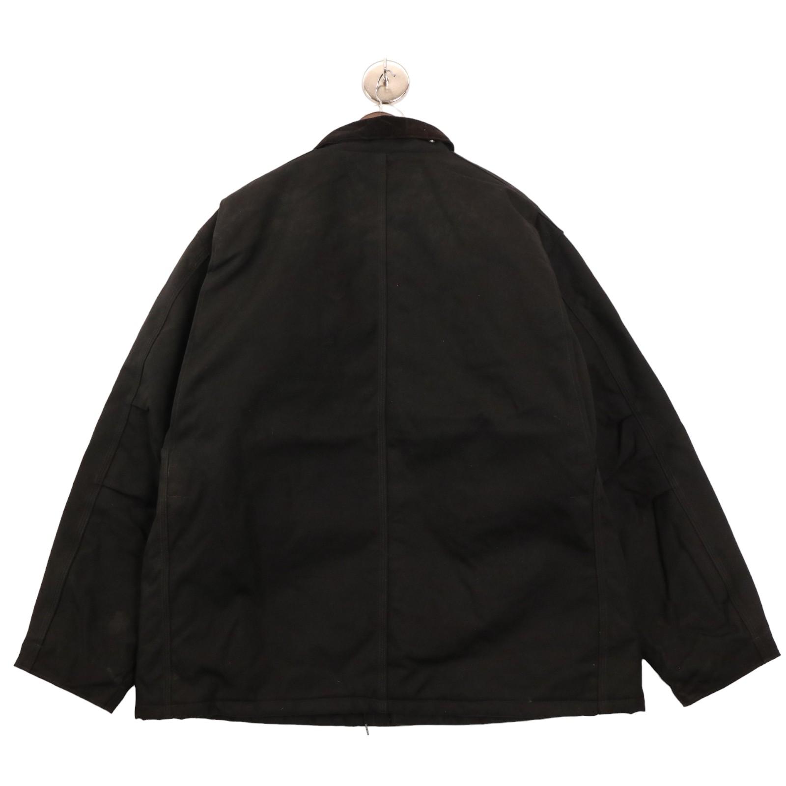 00年代 Carhartt カーハート ナイロン トラディショナルジャケット サウスウェスト航空 ワーク ブラック (メンズ XL) 中古 古着 A1031