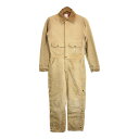 80年代 USA製 Carhartt カーハート ダック オールインワン ワーク ブラウン (メンズ X-LARGE) 中古 古着 R7703