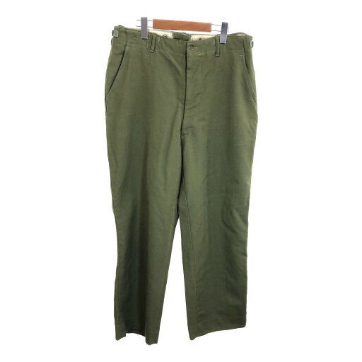 50年代 米軍実物 U.S.ARMY M-51 ウール フィールドパンツ ミリタリー ヴィンテージ オリーブ (メンズ MEDIUM REGULAR) 中古 古着 R7708