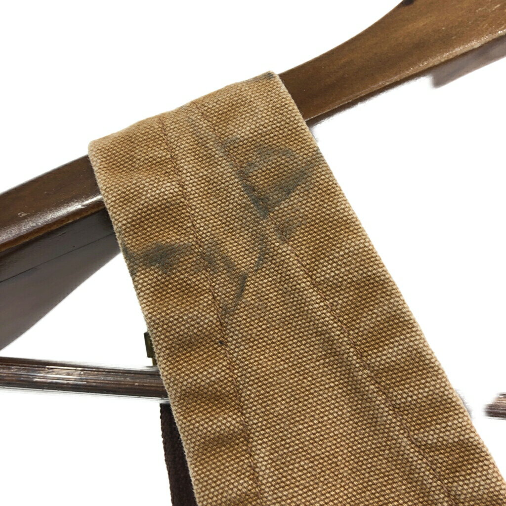 00年代 USA製 Carhartt カーハート ダック ダブルニー ビブオーバーオール ワーク ライトブラウン (メンズ W34 L32) 中古 古着 R7710
