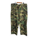 90年代 米軍実物 U.S.ARMY ECWCS GEN1 GORE-TEX パンツ ミリタリー ウッドランドカモ (メンズ X-LARGE REGULAR) 中古 古着 R7790(4)