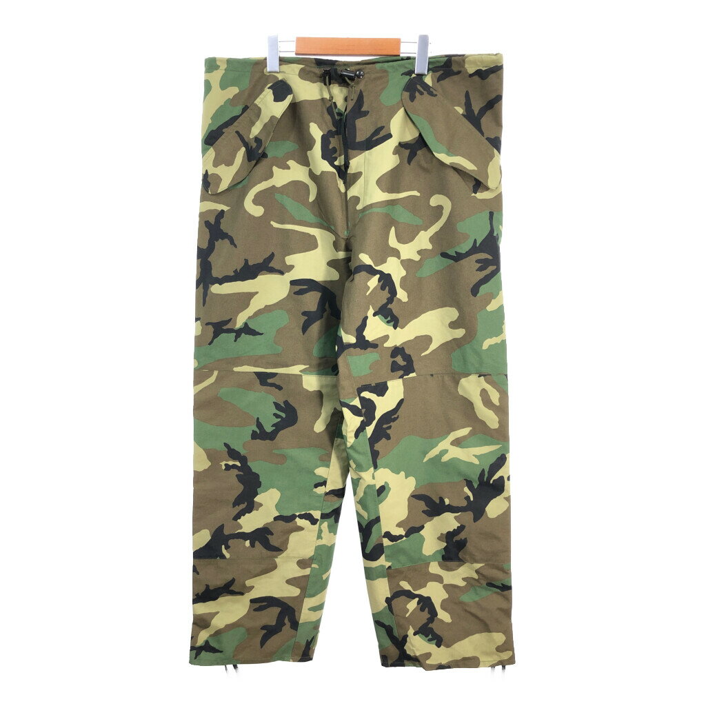 90年代 米軍実物 U.S.ARMY ECWCS GEN1 GORE-TEX パンツ ミリタリー ウッドランドカモ (メンズ LARGE LONG) 中古 古着 R7835