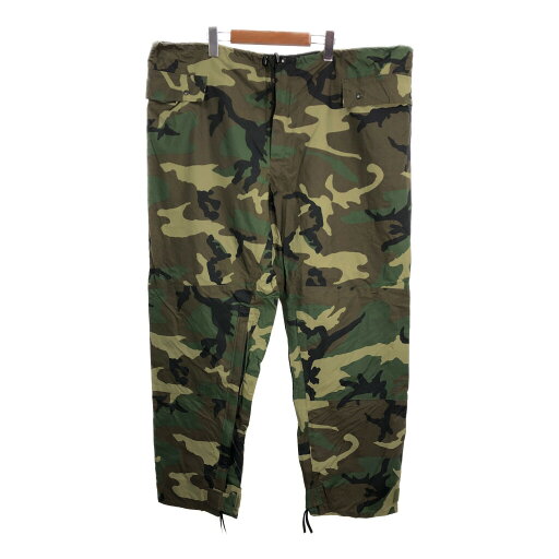 00年代 米軍実物 U.S.ARMY レインスーツ パンツ ミリタリー ウッドランドカモ グリーン (メンズ X-LARGE) 中古 古着 R7892 00年代 米軍実物 U.S.ARMY レインスーツ パンツ ミリタリー ウッドランドカモ グリーン (メンズ X-LARGE) 中古 古着 R7892