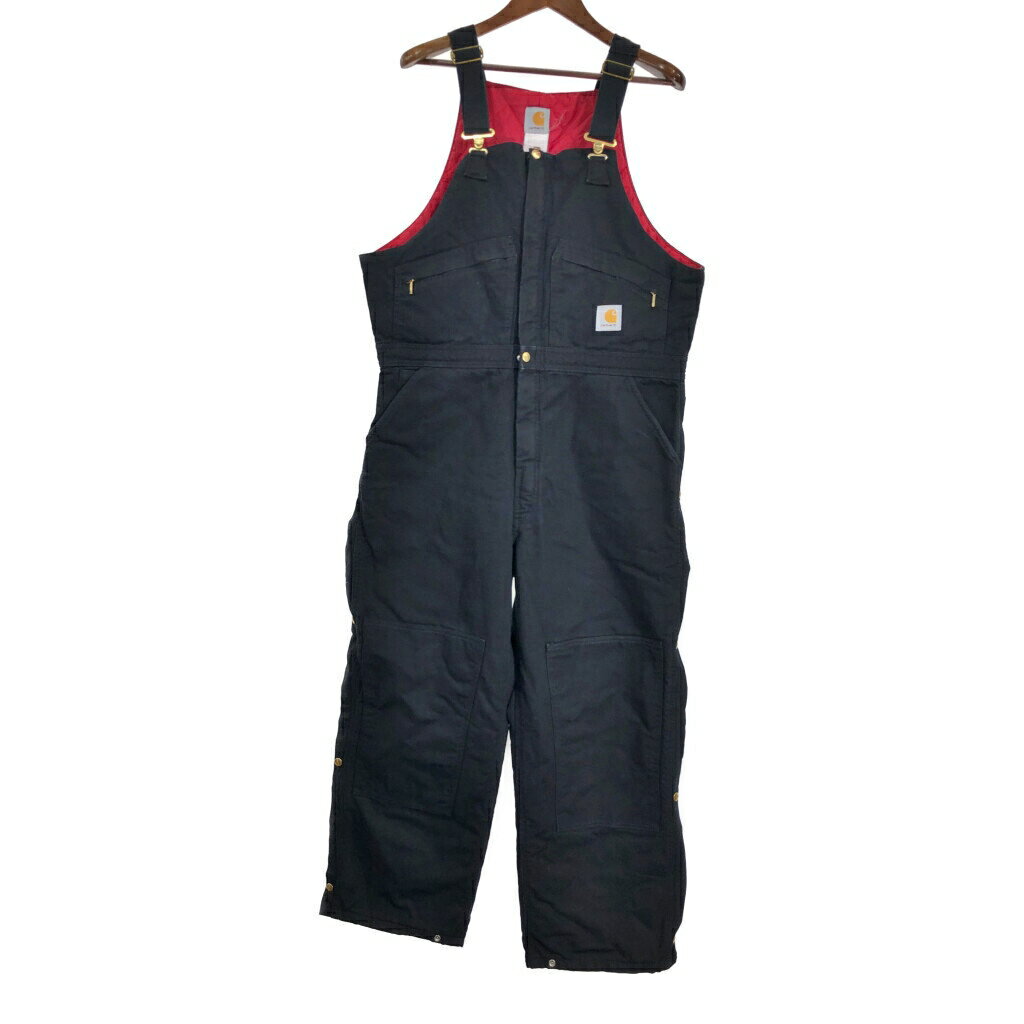 Carhartt カーハート オーバーオール ブラウン (メンズ W36L28) 中古 古着 R8135