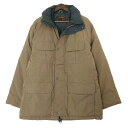 90年代 Eddie Bauer エディーバウアー RIDGE LINE ダウンジャケット アウトドア ベージュ (メンズ L) 中古 古着 A1303(4)