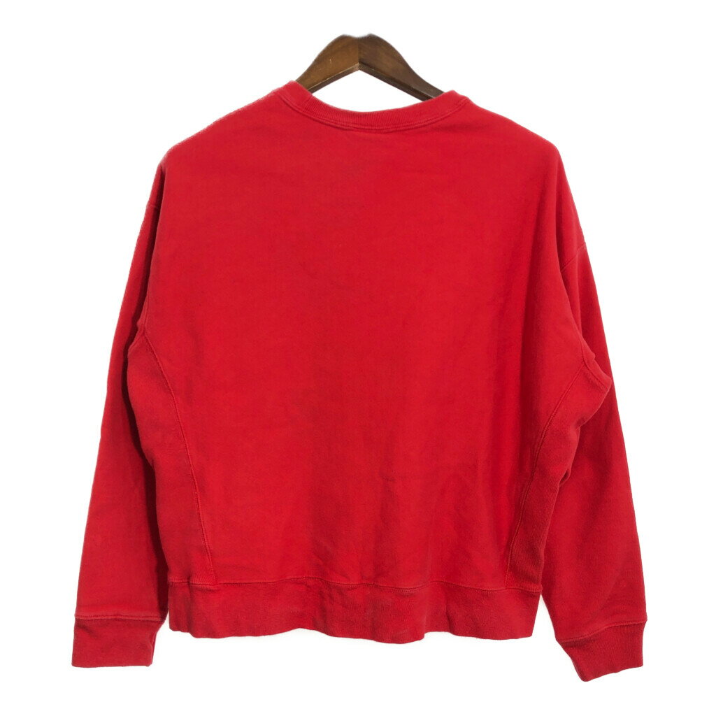 Champion チャンピオン REVERSE WEAVE リバースウィーブ スウェット ワンポイントロゴ レッド (メンズ XL) 中古 古着 R8731