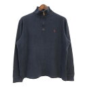 Polo by Ralph Lauren ポロ ラルフローレン ドライバーズニットセーター ネイビー (メンズ L) 中古 古着 R8918